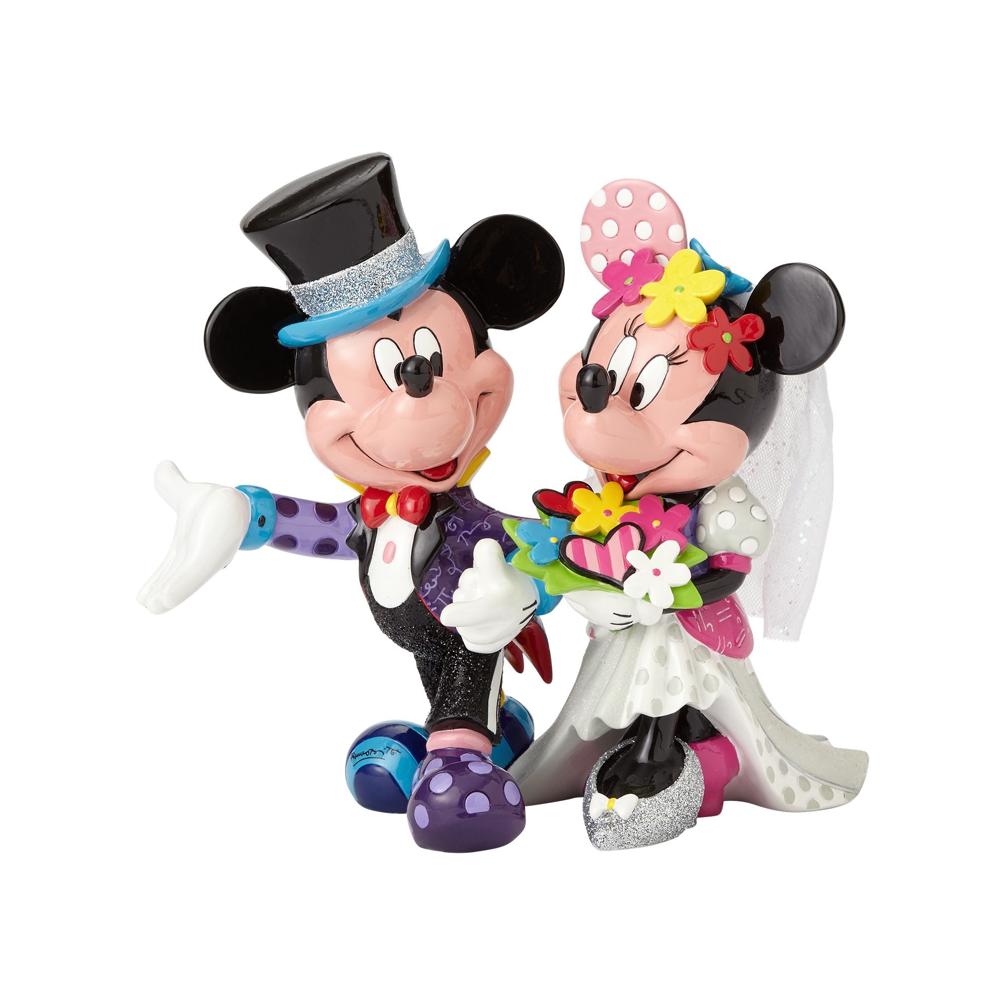 Figurine de mariage Minnie et Mickey Mouse - Britto