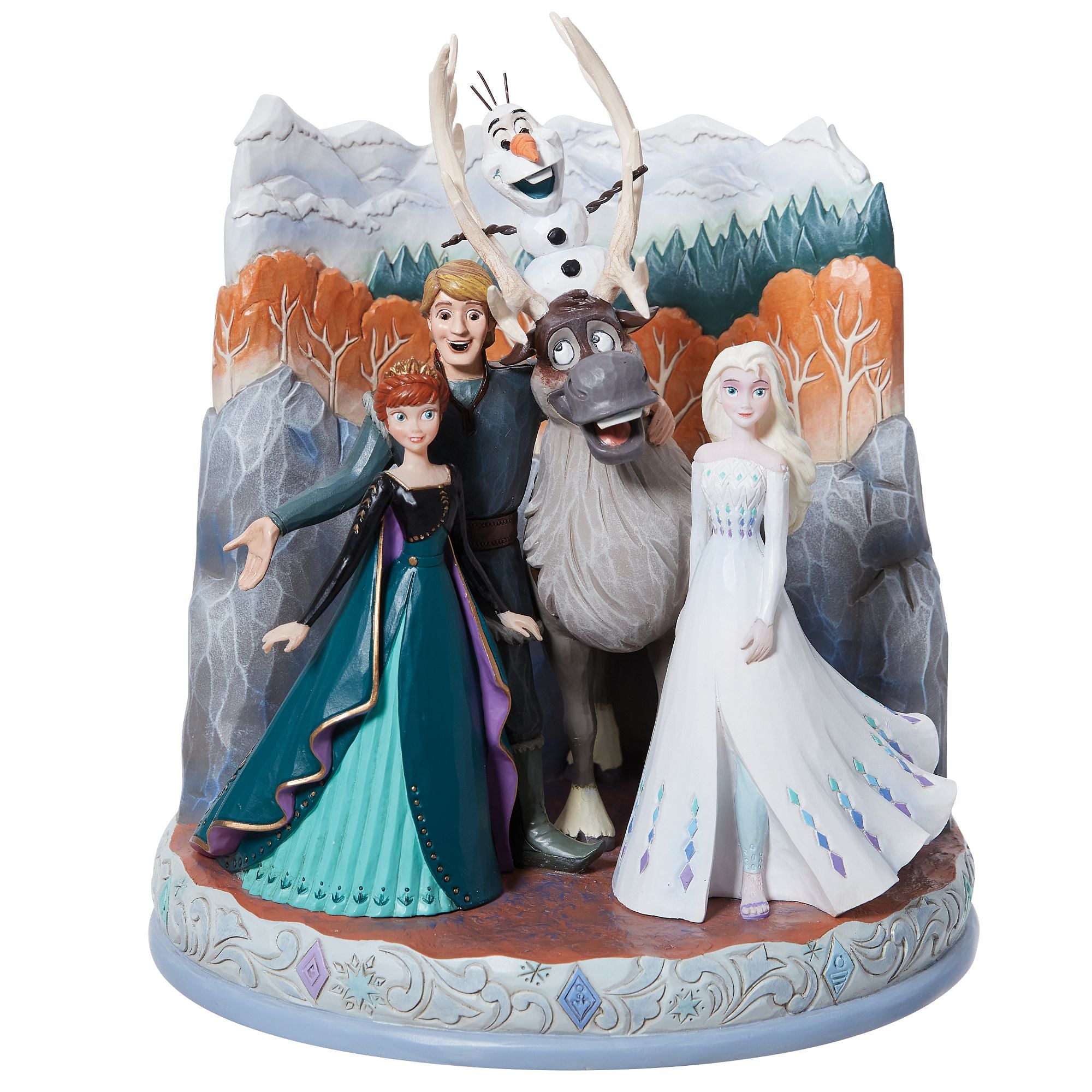 Figurine Reine des Neiges 2 Carved by heart - Disney Traditions �?? Shop Enesco