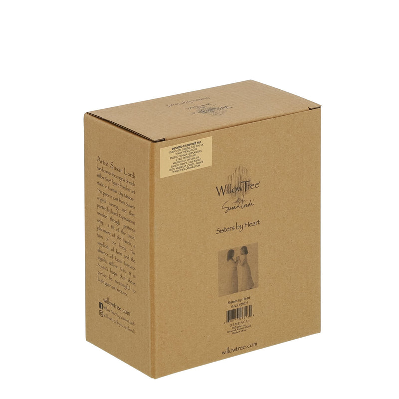 Figurine Sœurs de coeur - Willow Tree - <i>Célébrer une amitié précieuse de partage et de compréhension</i>