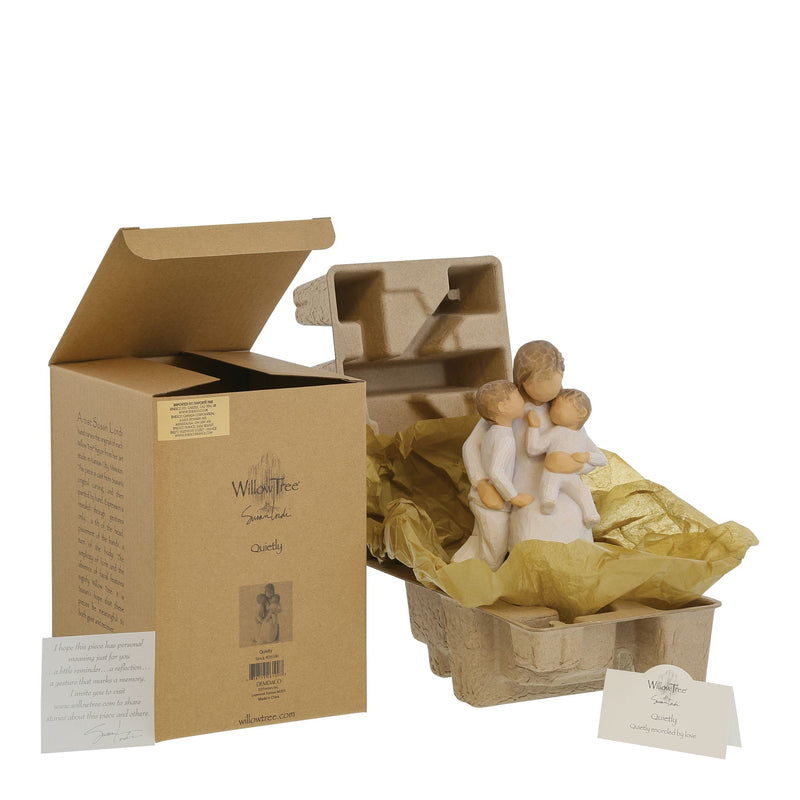 Figurine Paisiblement - Willow Tree - <i>Doucement enlacés d&