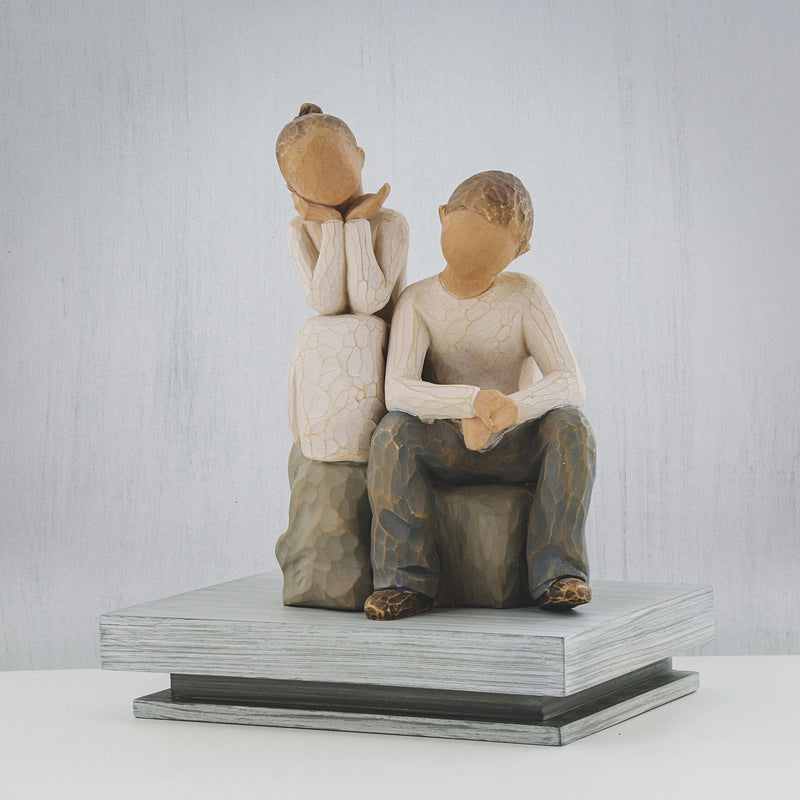 Figurine Frère et sœur - Willow Tree - <i>À mes côtés</i>