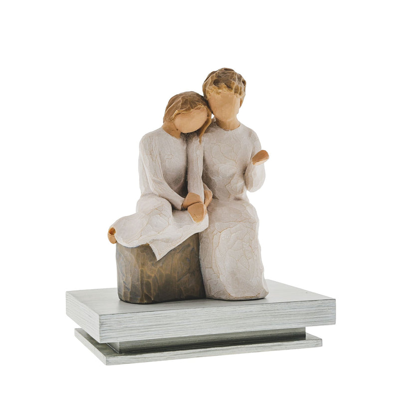 Figurine Avec ma grand-mère - Willow Tree - <i>Le plus beau des cadeaux est le temps passé avec toi</i>