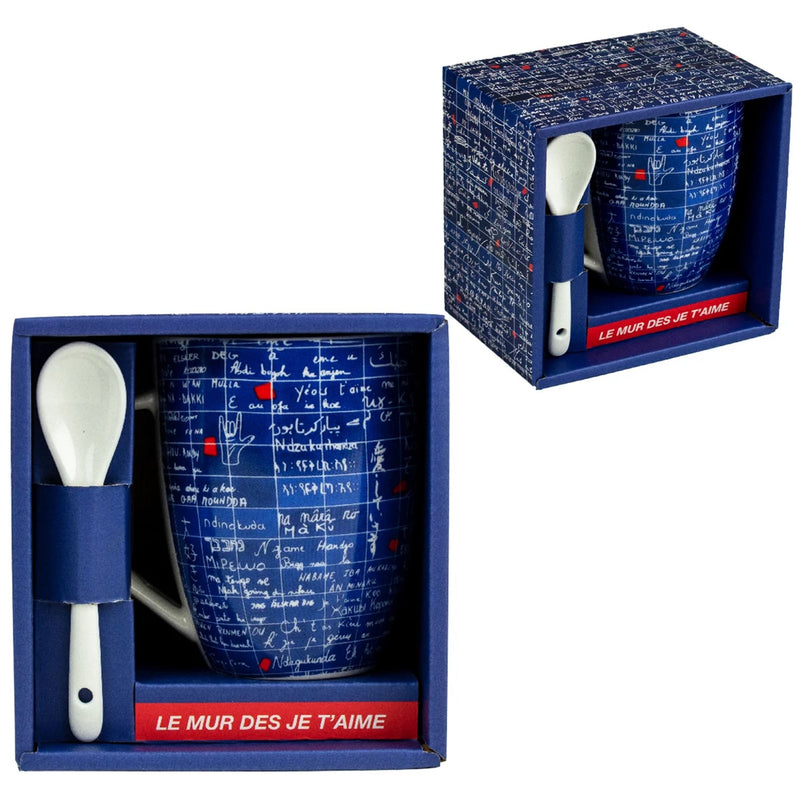 Mug avec cuillère - Le Mur des je t&