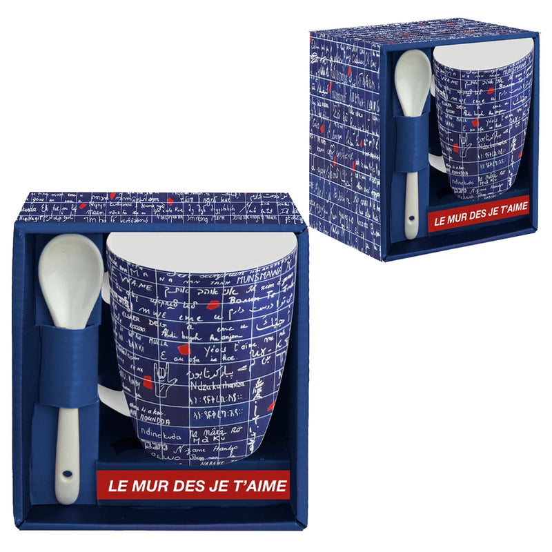 Mug avec cuillère - Le Mur des je t&