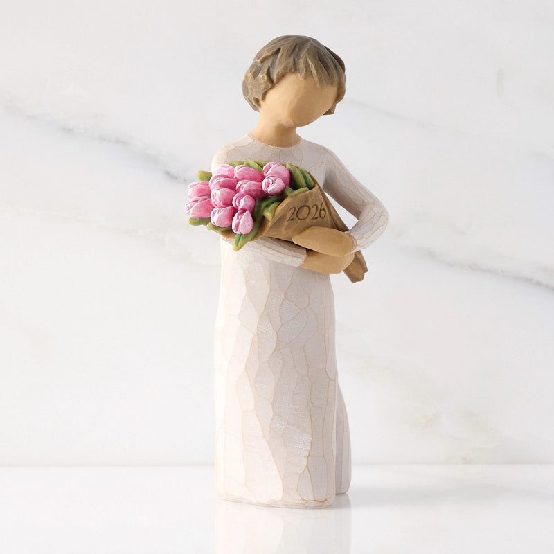 Figurine Année 2026 radieuse - Willow Tree - <i>De brillants espoirs et de belles possibilités</i>