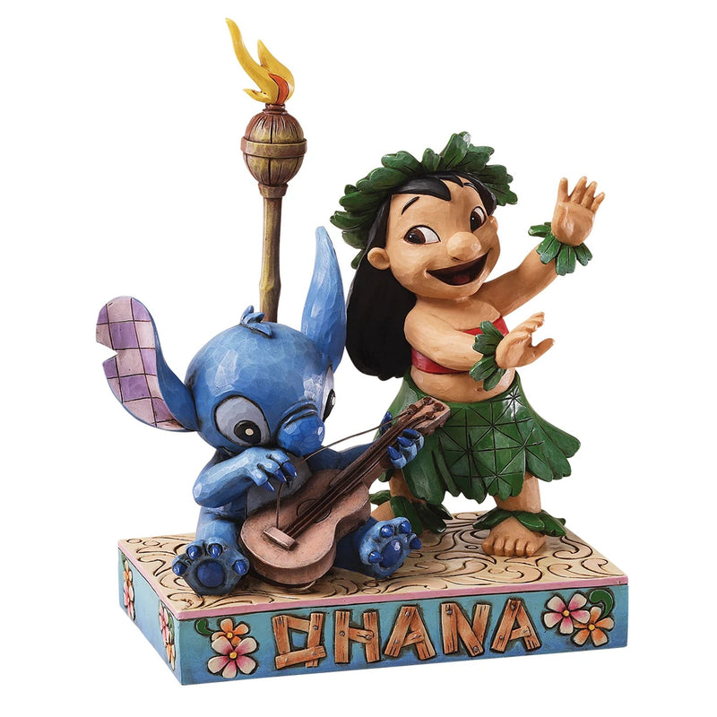 Figurine Lilo et Stitch Ohana signée par JIM SHORE  - Disney Traditions