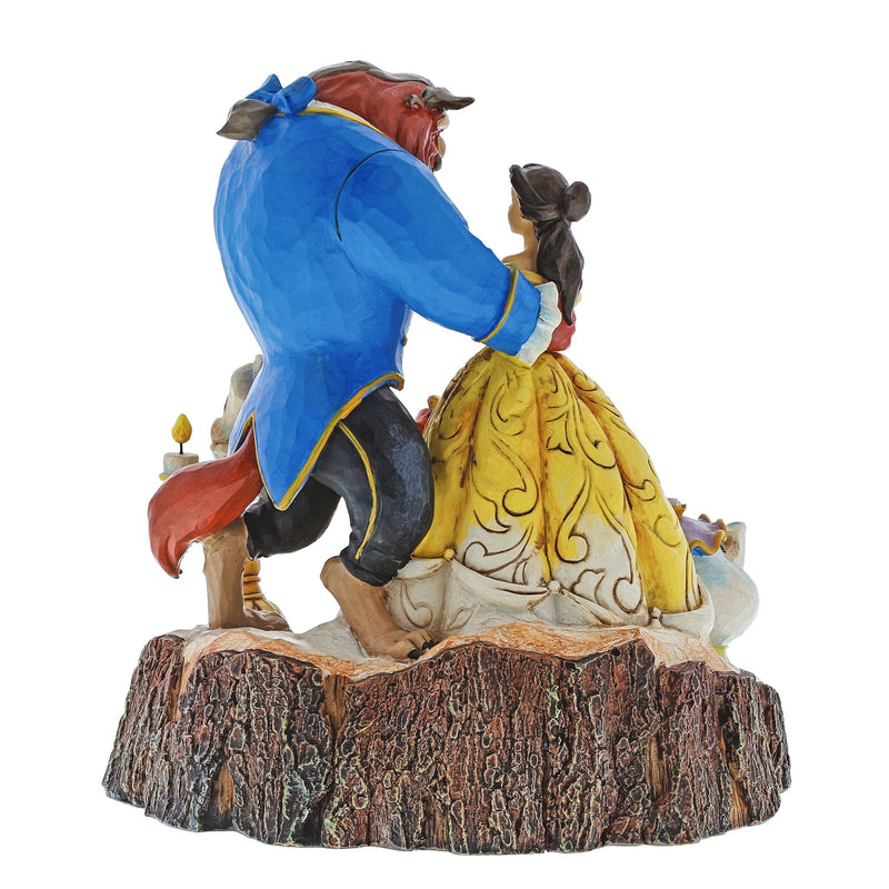 Figurine La Belle et la Bête Carved by heart - Disney Traditions