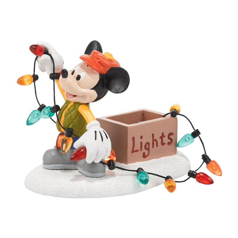 Figurine Mickey Lumières de Noël - Disney Village