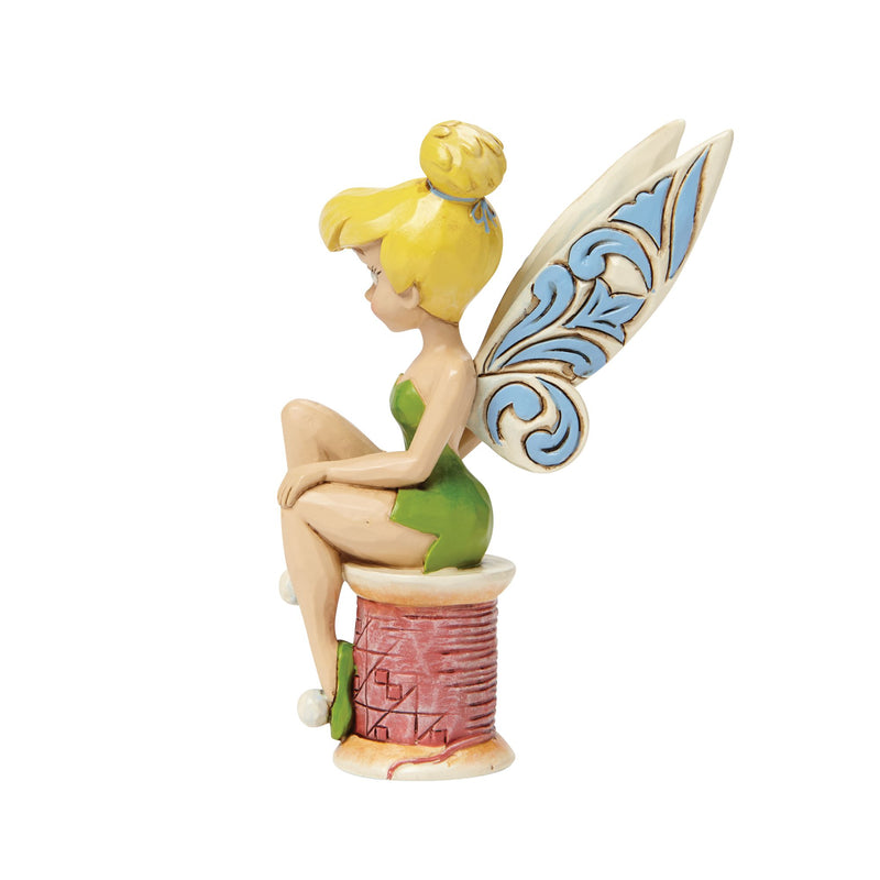 Figurine Fée Clochette sur une bobine - Disney Traditions