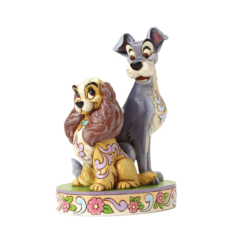 Figurine La Belle et le Clochard- 60 ème anniversaire - Disney Traditions