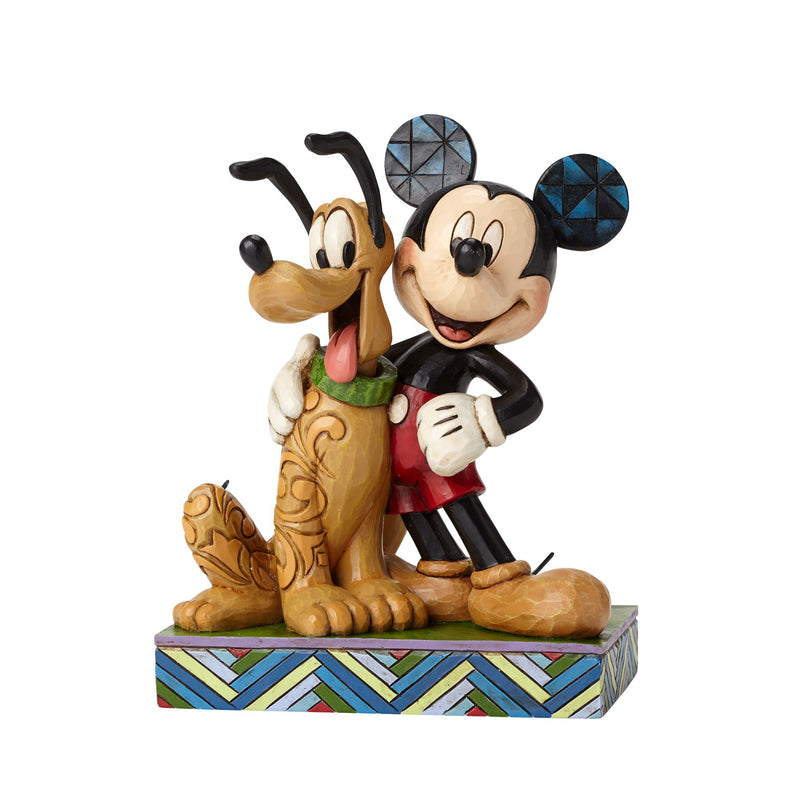 Figurine Mickey et Pluto - Disney Traditions