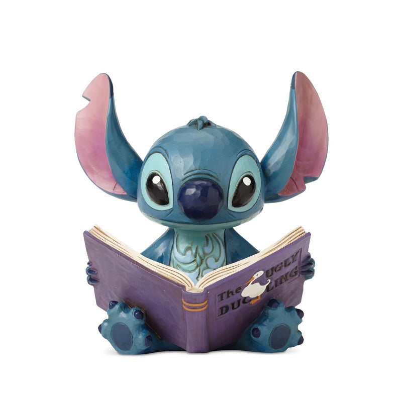 Figurine Stitch avec son livre - Disney Traditions