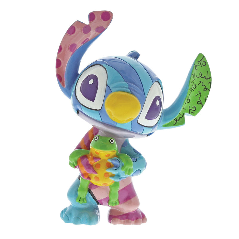Mini Figurine Stitch avec une grenouille - Disney by Britto