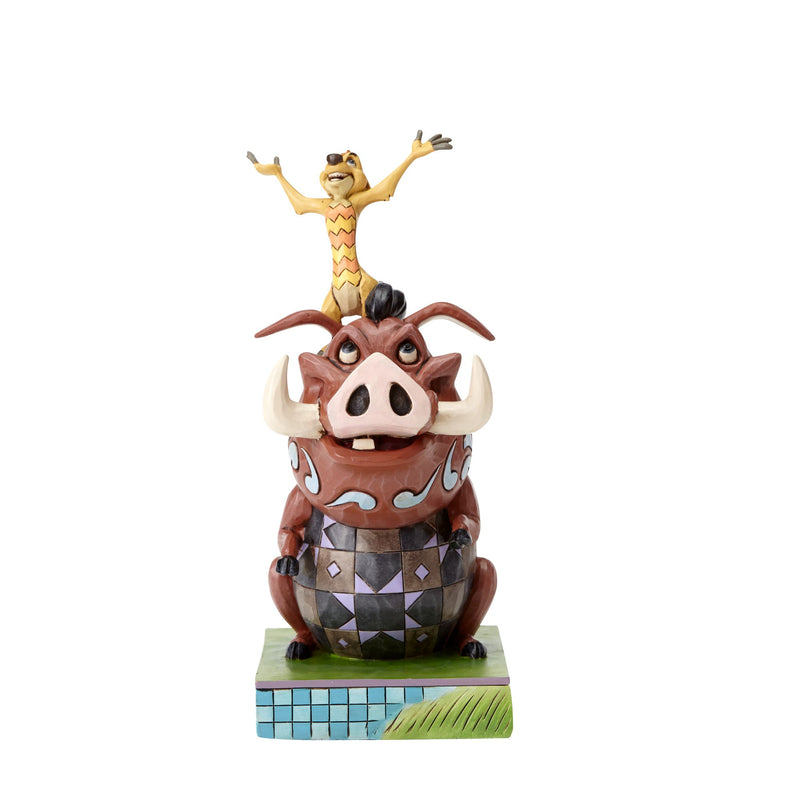 Figurine Timon et Pumbaa Hakuna Matata - Disney Traditions