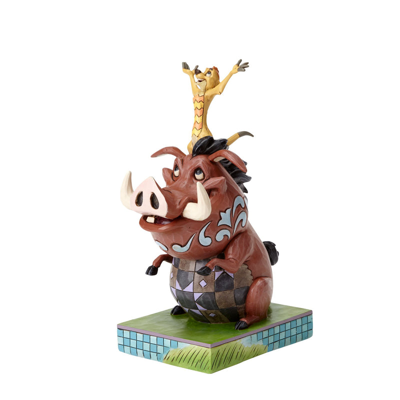 Figurine Timon et Pumbaa Hakuna Matata - Disney Traditions