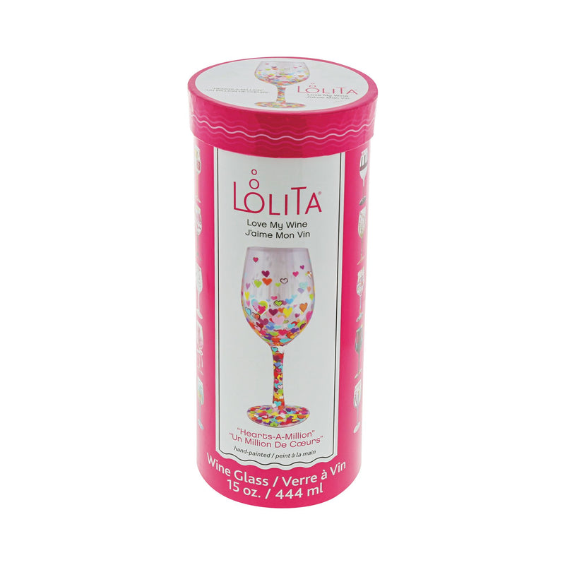 Verre à vin Million de cœurs - Lolita