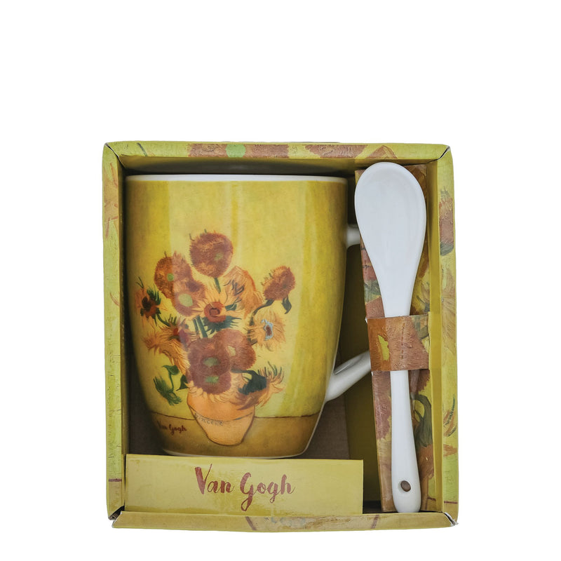 Mug avec cuillère Tournesols - Van Gogh