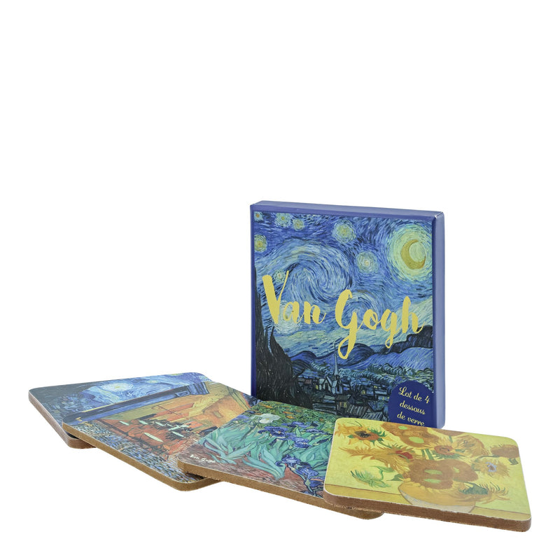 Set de 4 sous-verres assortis - Van Gogh