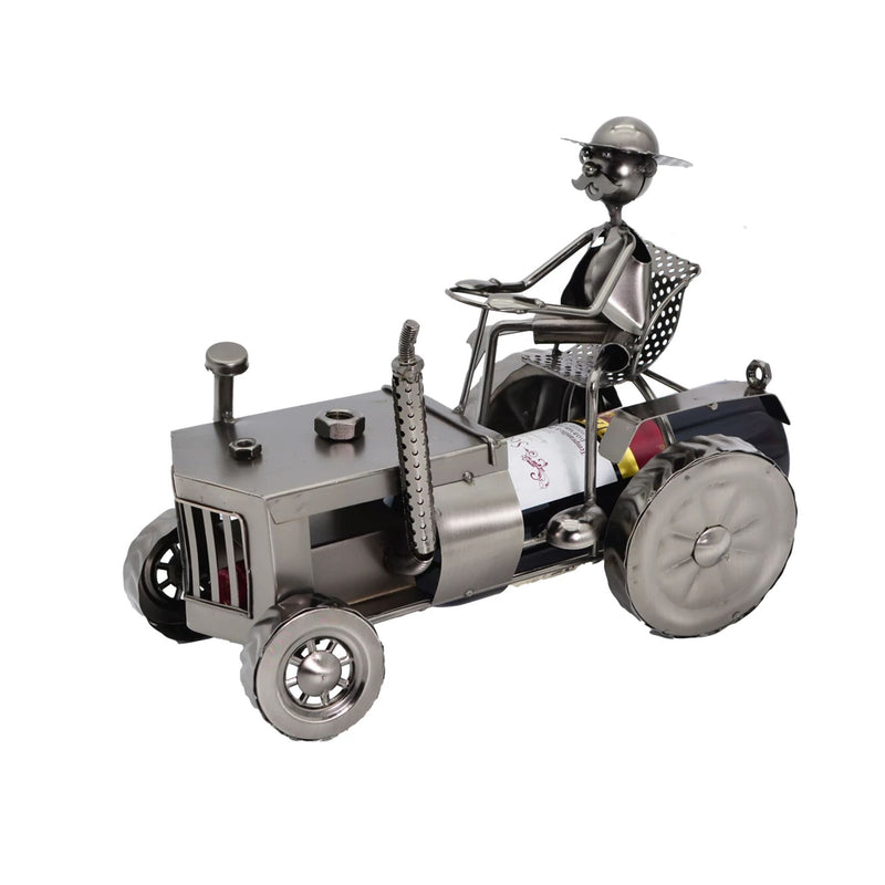 Porte-Bouteille Tracteur - Déco Intemporelle