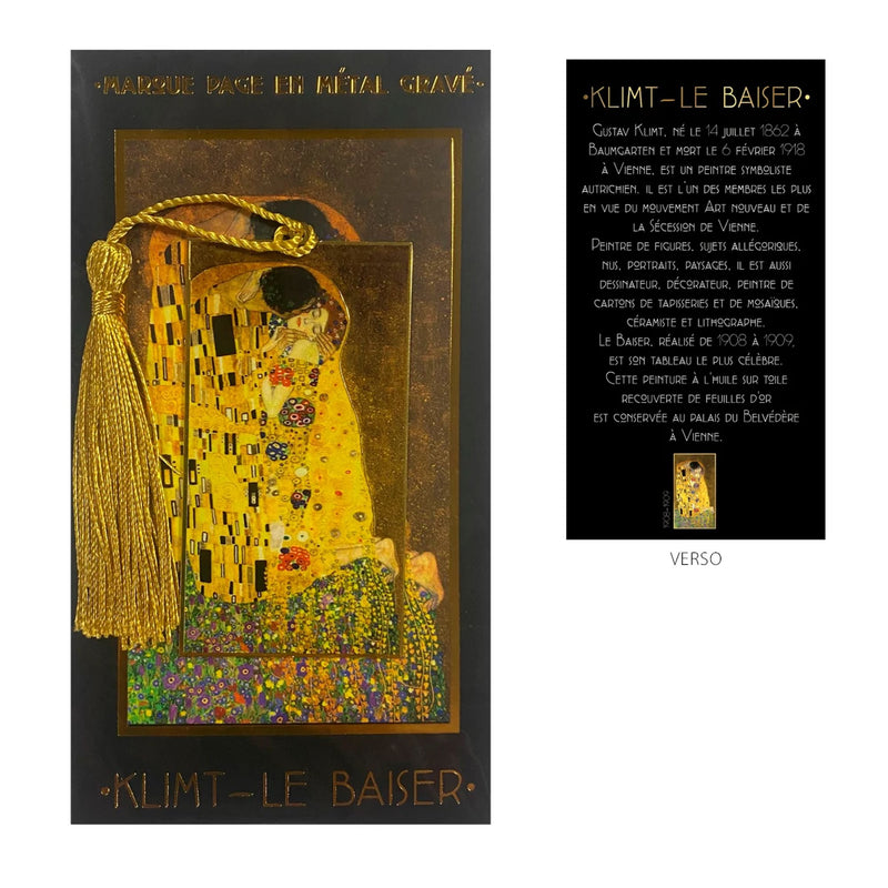 Marque-page métal Le Baiser - Klimt