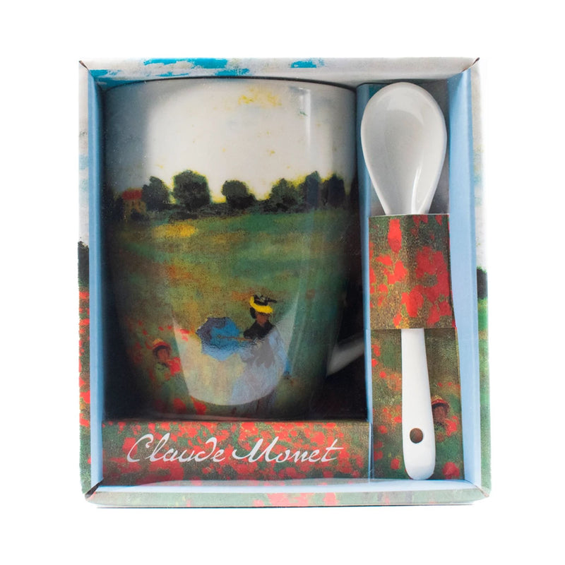 Mug avec cuillère Les Coquelicots - Monet