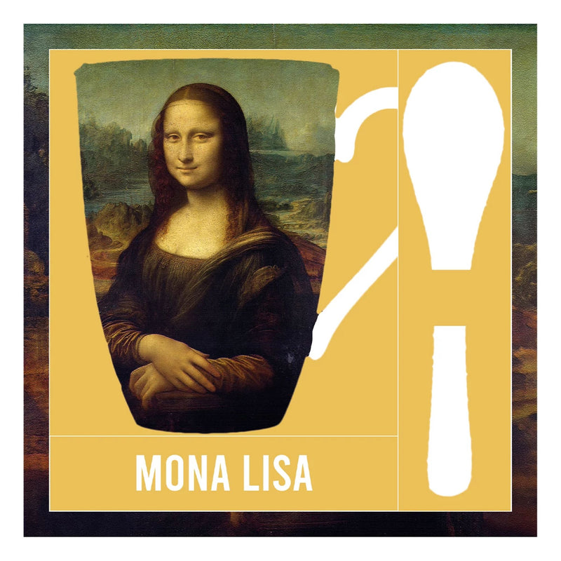 Mug avec cuillère Mona Lisa - Arty