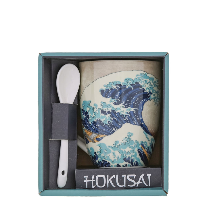 Mug One Piece édition Spéciale - Design Vogue Merry Et La Grande Vague De Hokusai, 325ml, Céramique