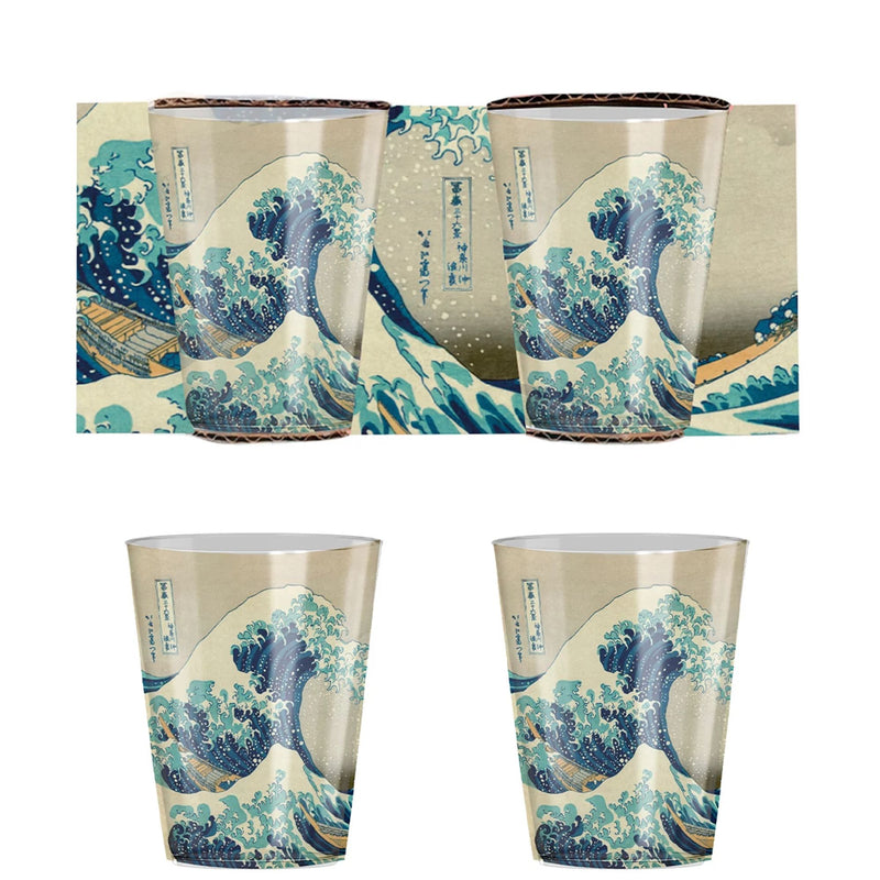 Set de 2 verres à shots La Vague - Hokusai