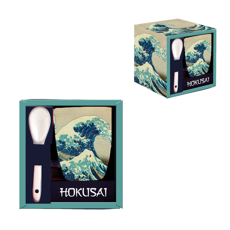Tasse avec cuillère La Vague - Hokusai