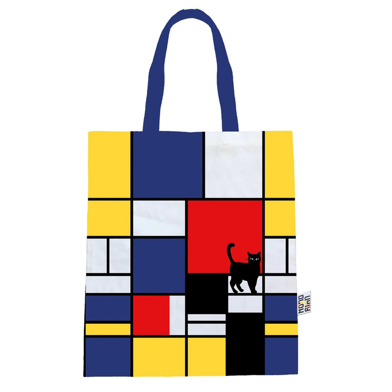 Sac Coton Chat - Mondrian