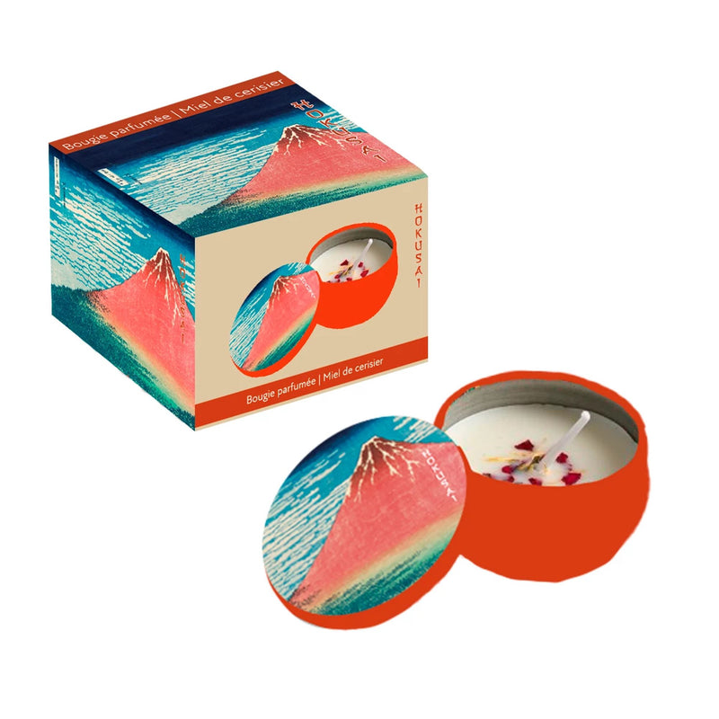 Bougie Parfumée Boîte Métal Mont Fuji - Hokusai