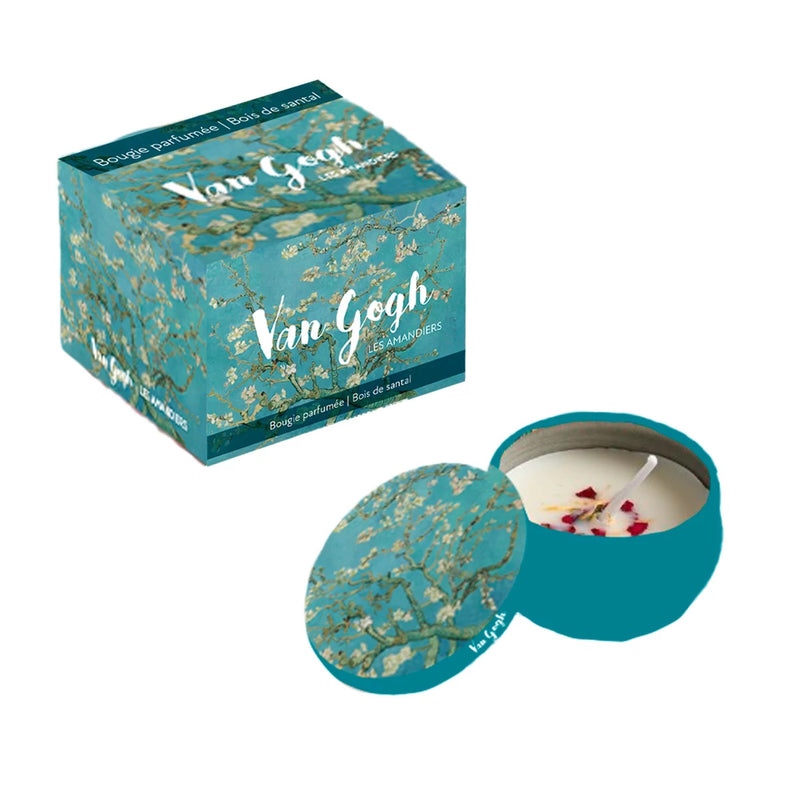 Bougie Parfumée Boîte Métal Les Amandiers - Van Gogh