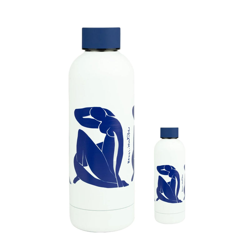 Bouteille Soft Touch Isotherme Nu Bleu - Matisse