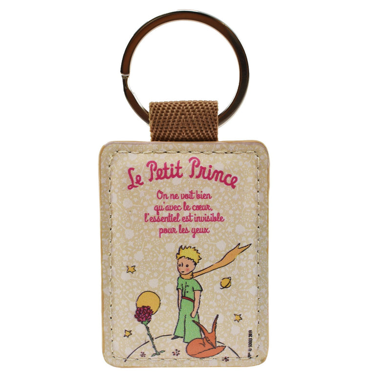 Porte-clés simili cuir Rose Renard - Le Petit Prince