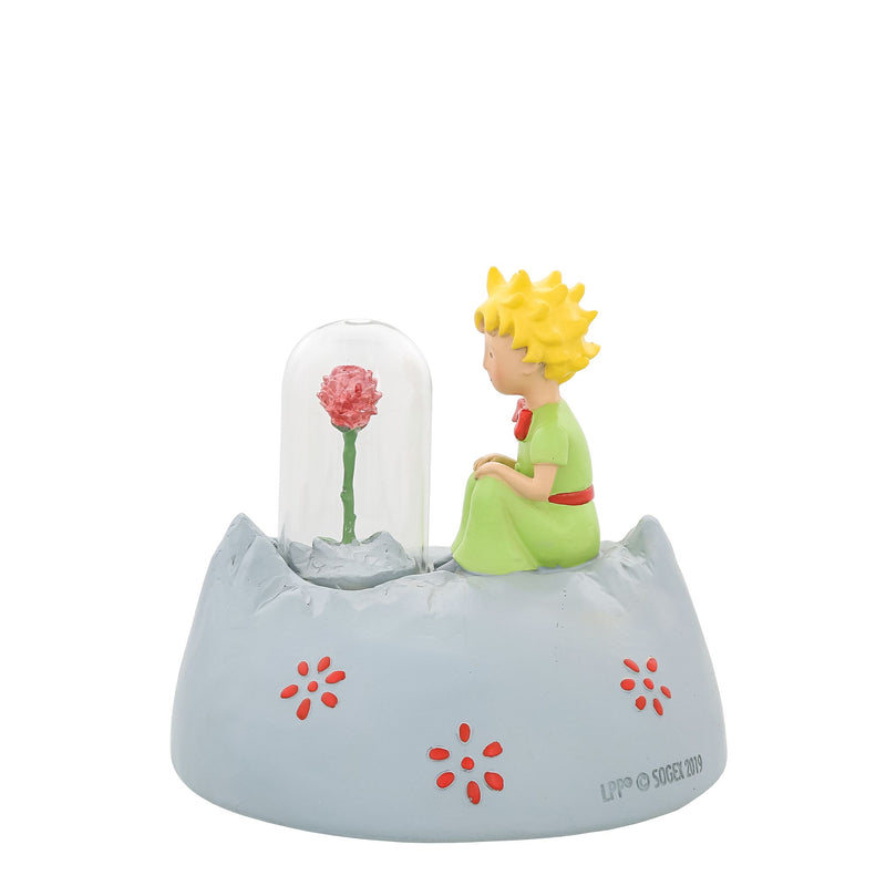 Figurine Le Petit Prince et sa rose