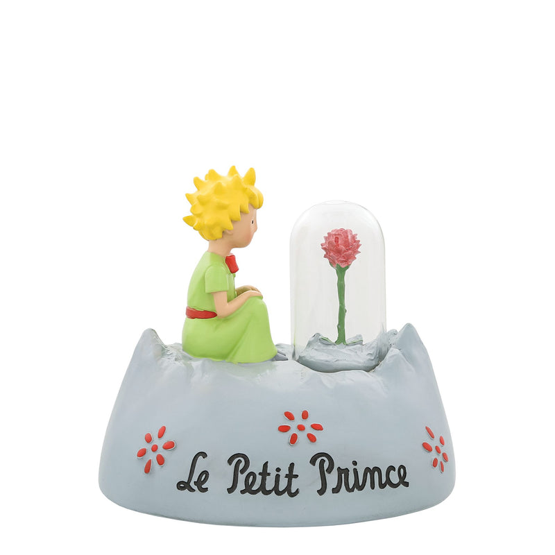 Figurine Le Petit Prince et sa rose