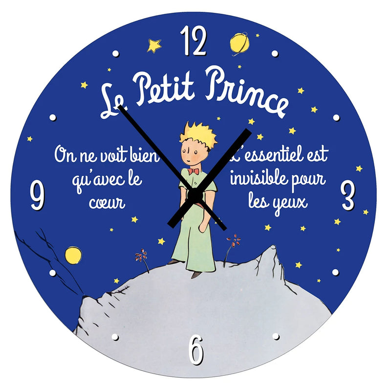 Horloge bois Nuit Étoilée - Le Petit Prince