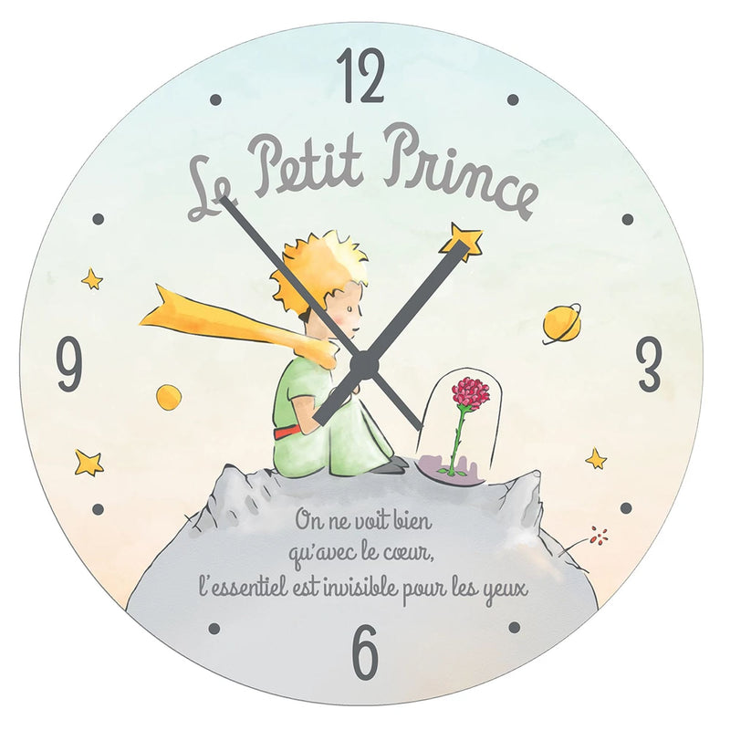 Horloge bois Planète - Le Petit Prince