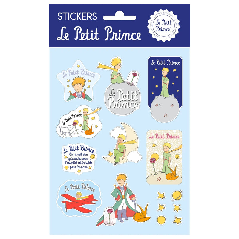 Set de 10 Stickers epoxy assortis - Le Petit Prince