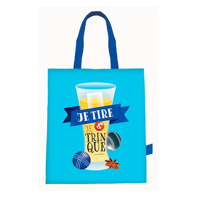 Sac Coton Boire la Vie en Jaune - Brèves de comptoir