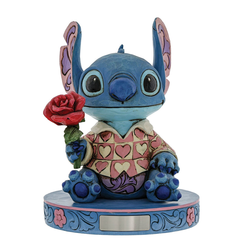 Figurine Stitch Saint-Valentin - Disney Traditions