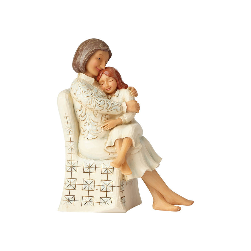 Figurine grand-mère et enfant assis  - Heartwood Creek