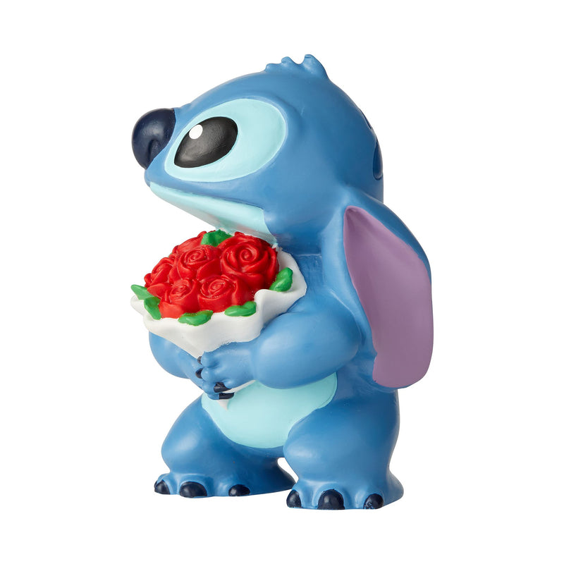 Mini Figurine Stitch avec des fleurs - Disney Showcase