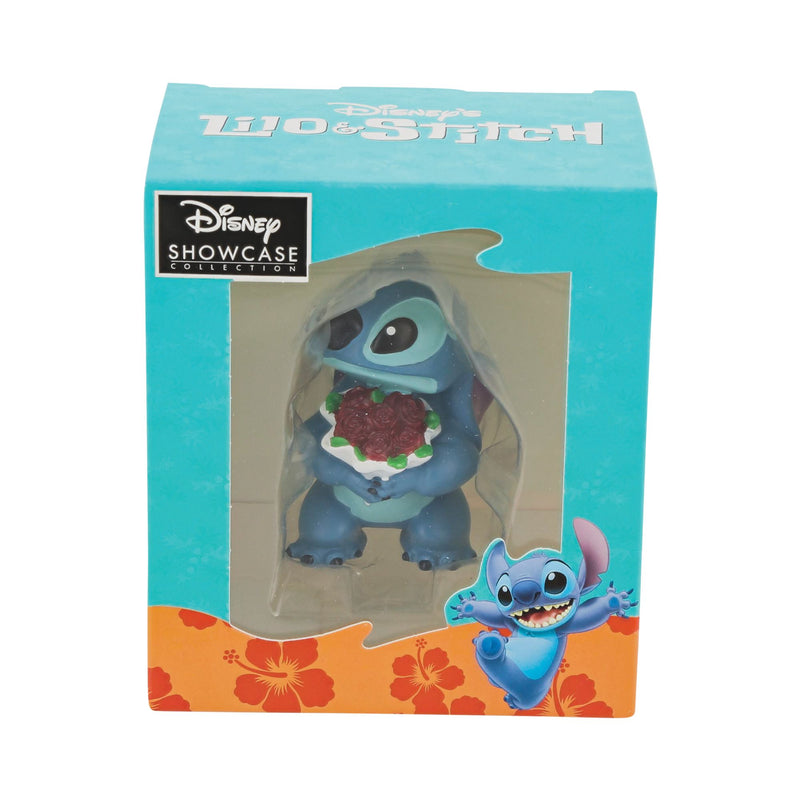 Mini Figurine Stitch avec des fleurs - Disney Showcase