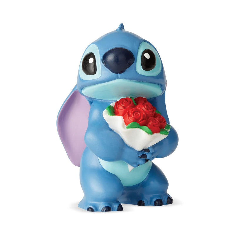 Mini Figurine Stitch avec des fleurs - Disney Showcase
