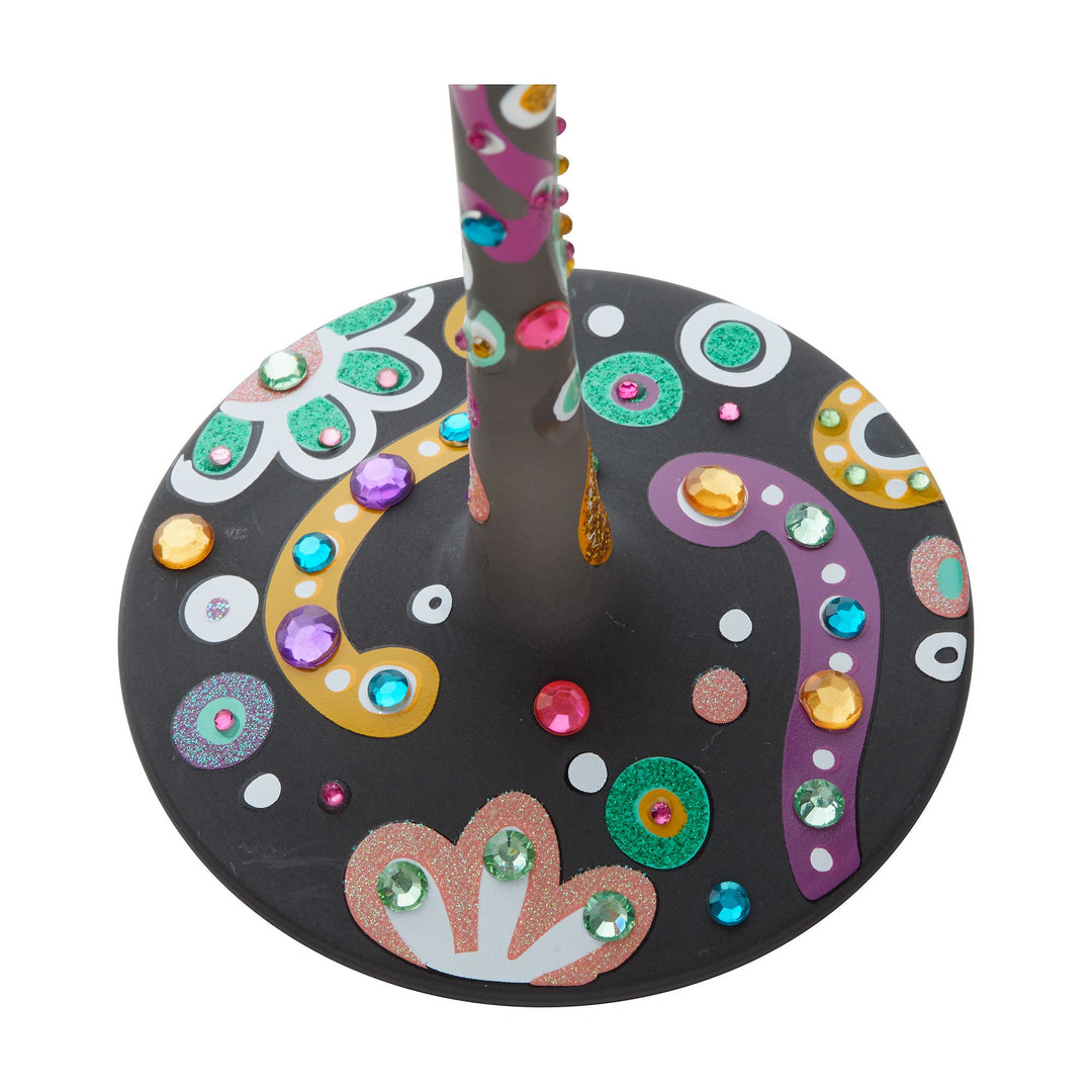 Verre à vin d'Halloween sorcière travaillée 15 oz Lolita