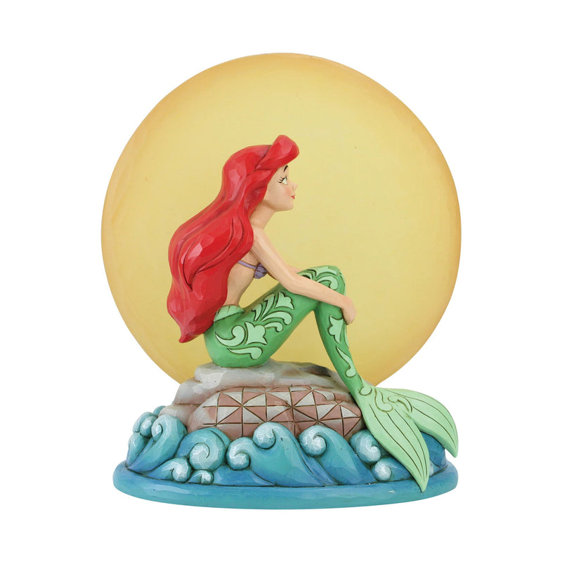 Figurine Ariel lune illuminée - Disney Traditions