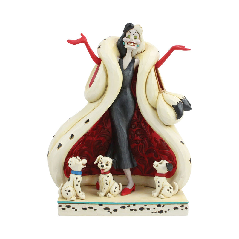 Figurine Cruella et les chiots - Disney Traditions