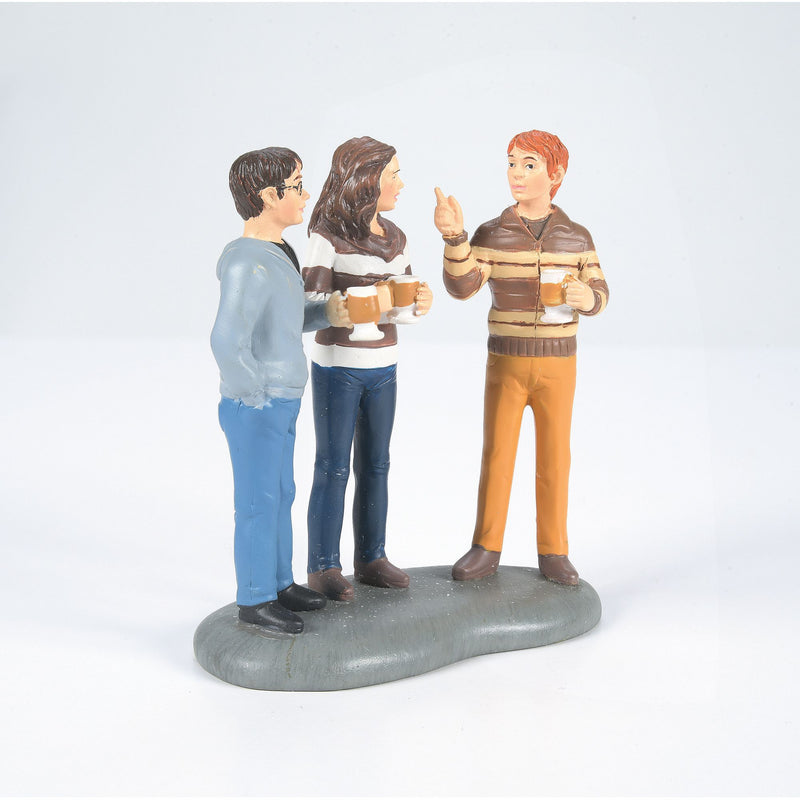 Figurines Professeur Slughorn et ses étudiants - Harry Potter village