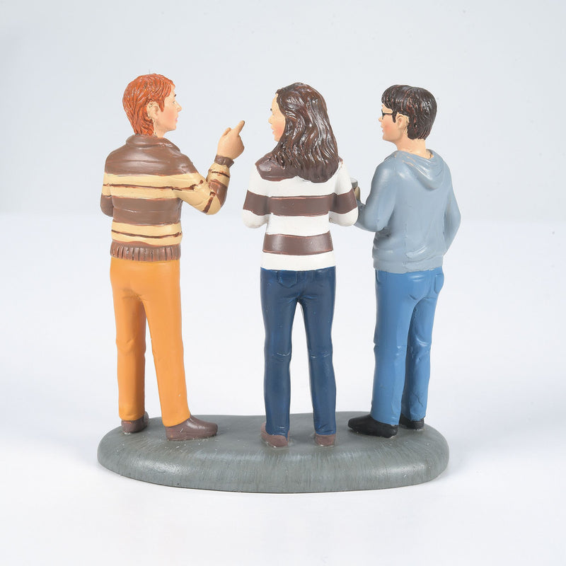 Figurines Professeur Slughorn et ses étudiants - Harry Potter village